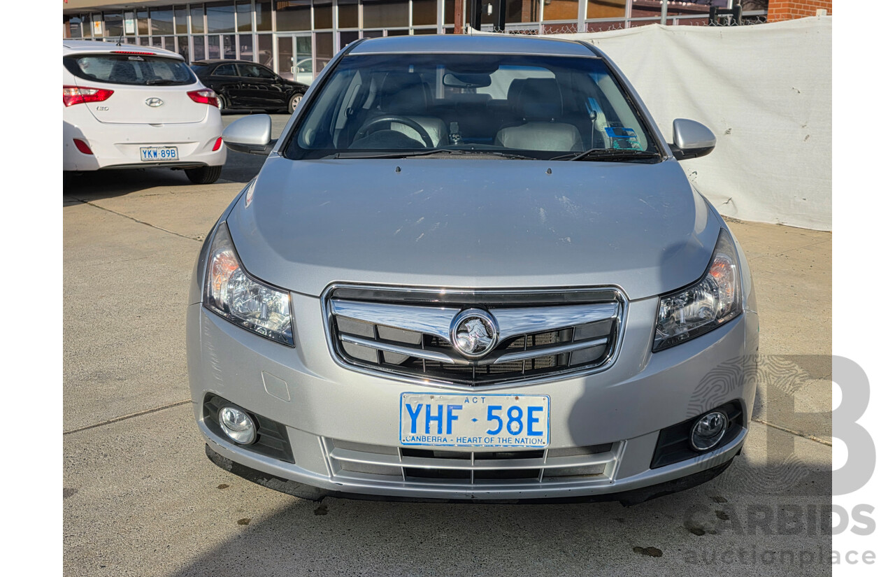 10/2010 Holden Cruze CDX JG 4d Sedan Silver 1.8L