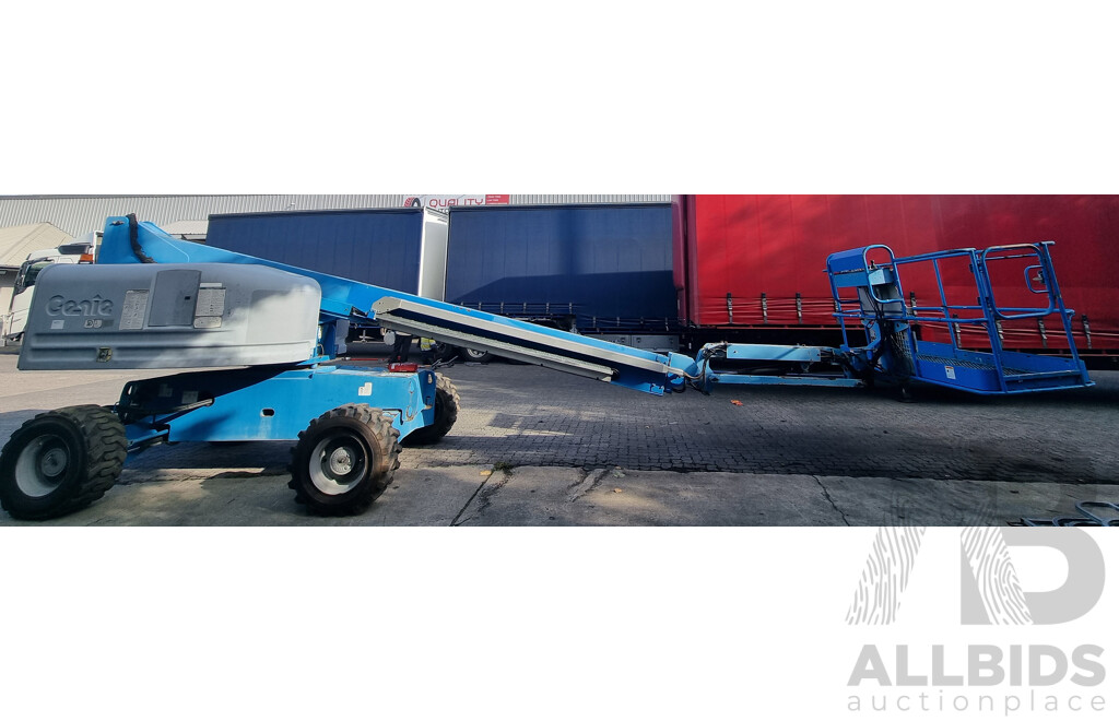 08/2008, 6.8 Tonne, 45ft Diesel Deutz F3L 2011, Telescopic Genie S-45 4WD - 13.7m Stick Boom Lift