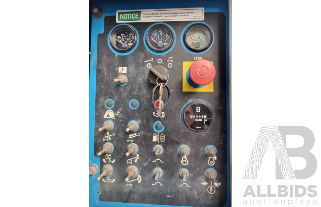 08/2008, 6.8 Tonne, 45ft Diesel Deutz F3L 2011, Telescopic Genie S-45 4WD - 13.7m Stick Boom Lift