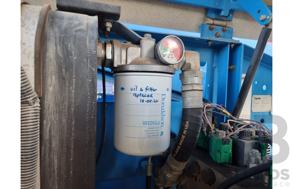 08/2008, 6.8 Tonne, 45ft Diesel Deutz F3L 2011, Telescopic Genie S-45 4WD - 13.7m Stick Boom Lift