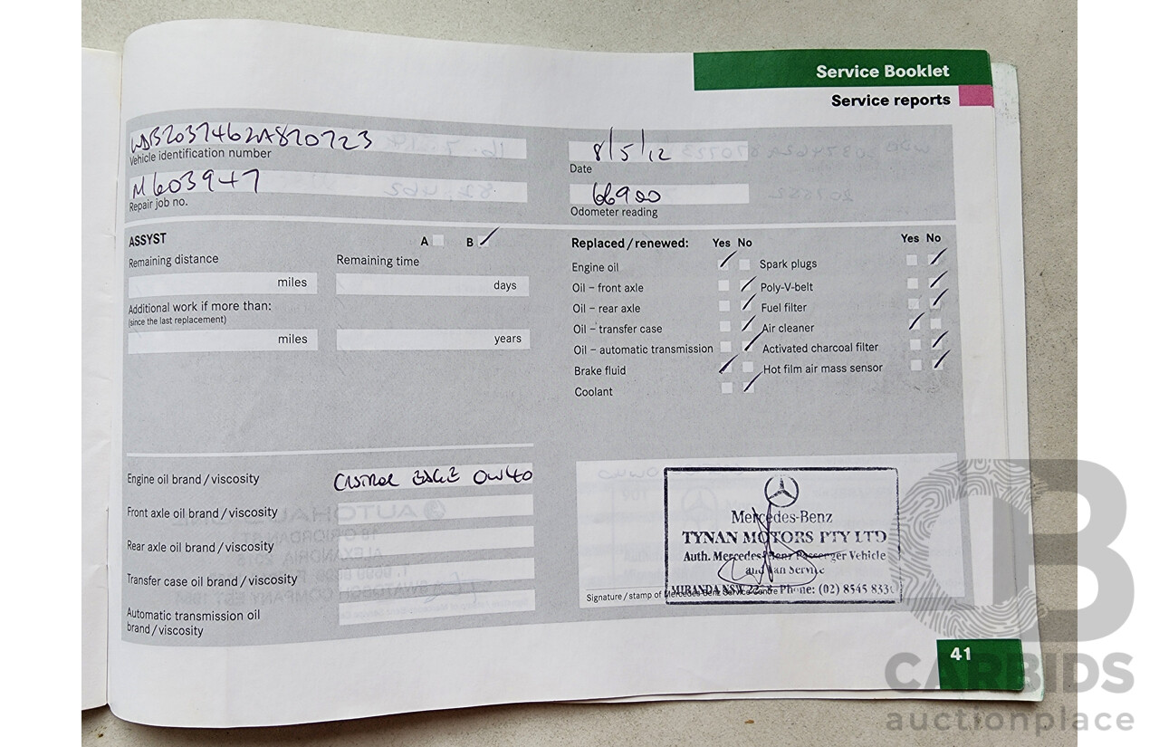 12/2005 Mercedes-Benz C180 Kompressor CL203 MY06 2d Coupe Black 1.8L