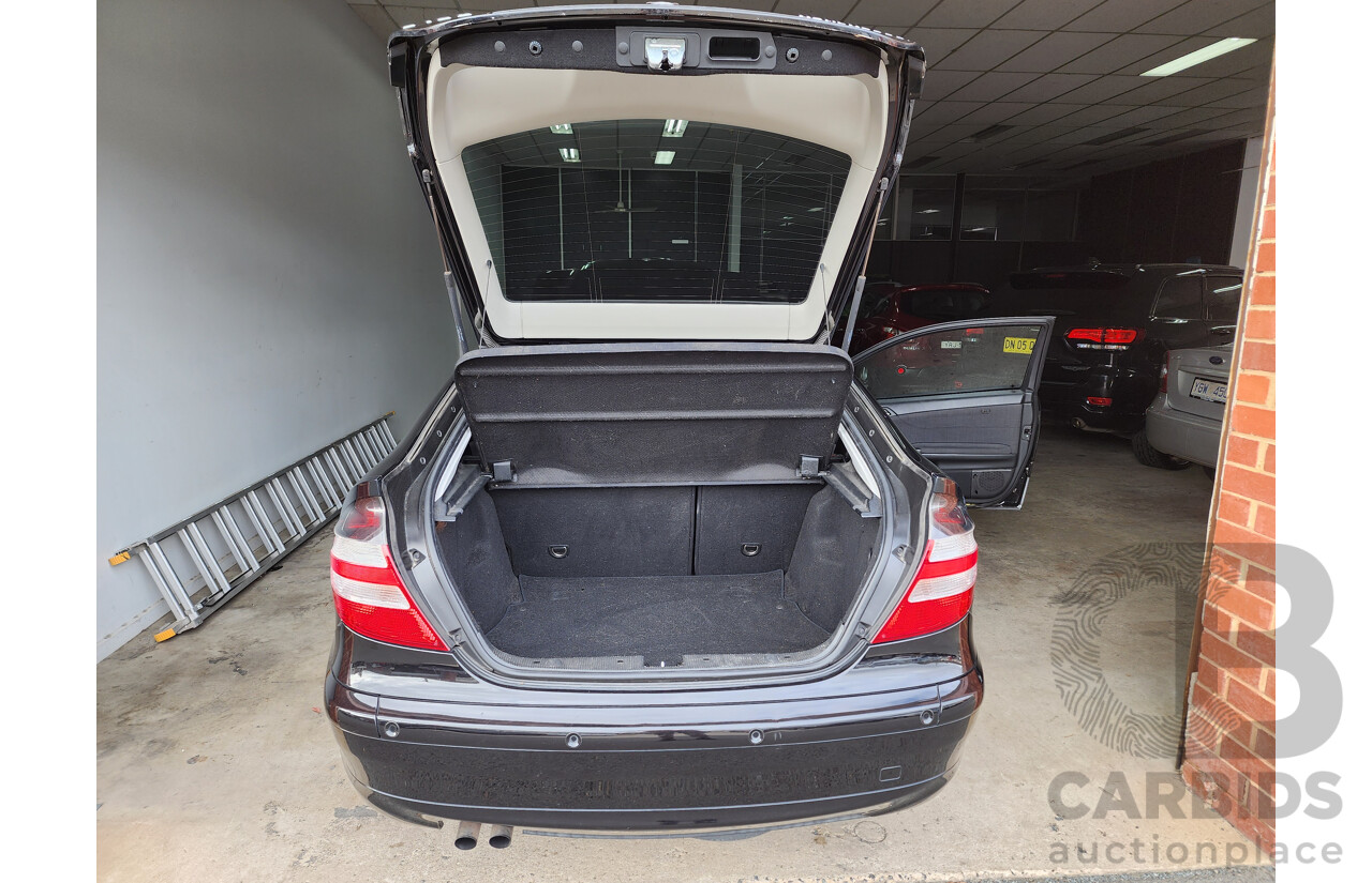 12/2005 Mercedes-Benz C180 Kompressor CL203 MY06 2d Coupe Black 1.8L