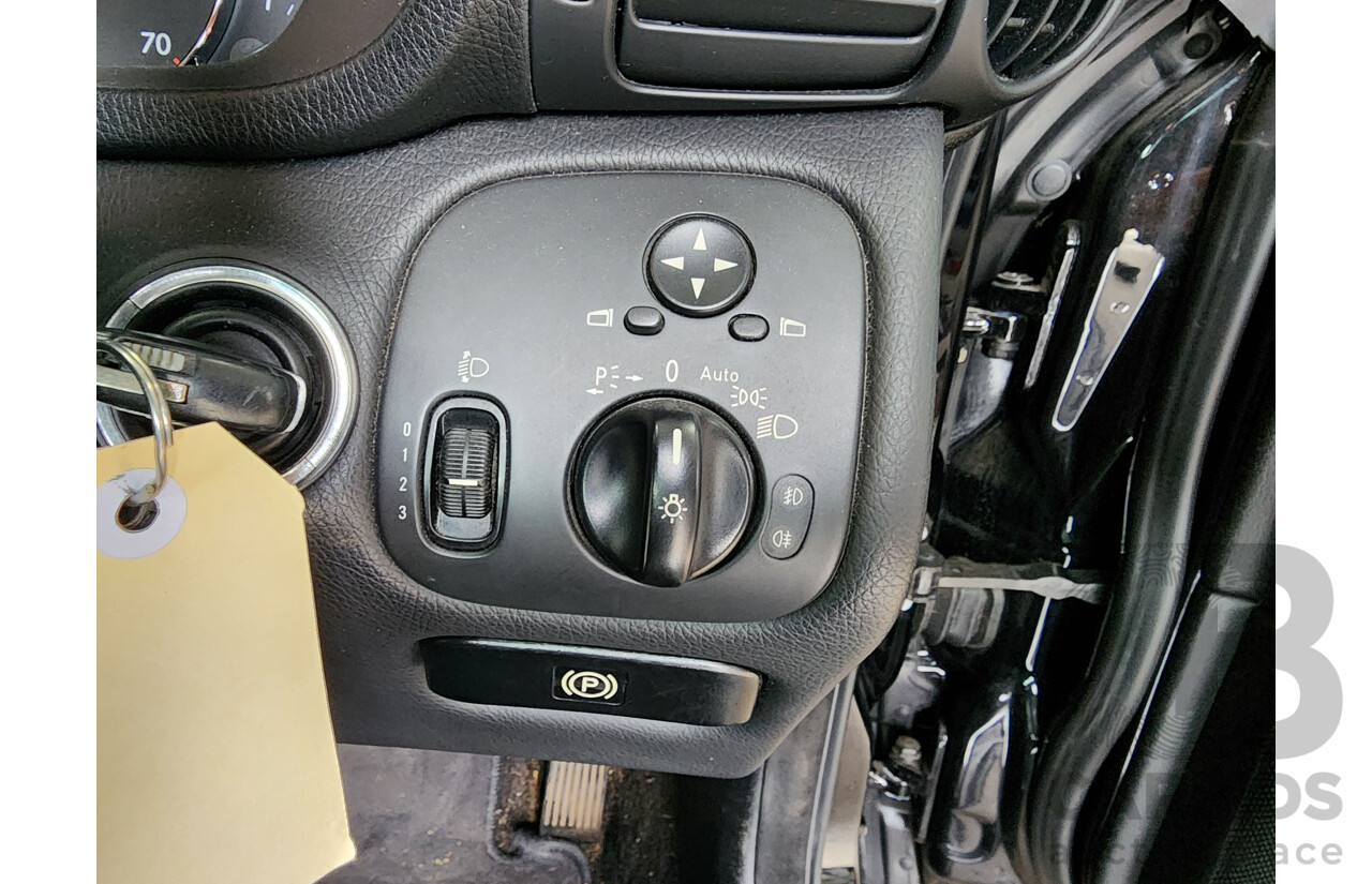 12/2005 Mercedes-Benz C180 Kompressor CL203 MY06 2d Coupe Black 1.8L