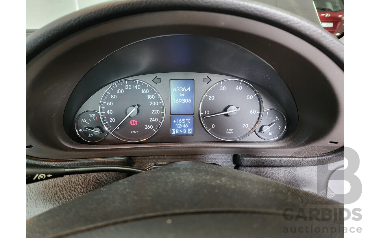 12/2005 Mercedes-Benz C180 Kompressor CL203 MY06 2d Coupe Black 1.8L