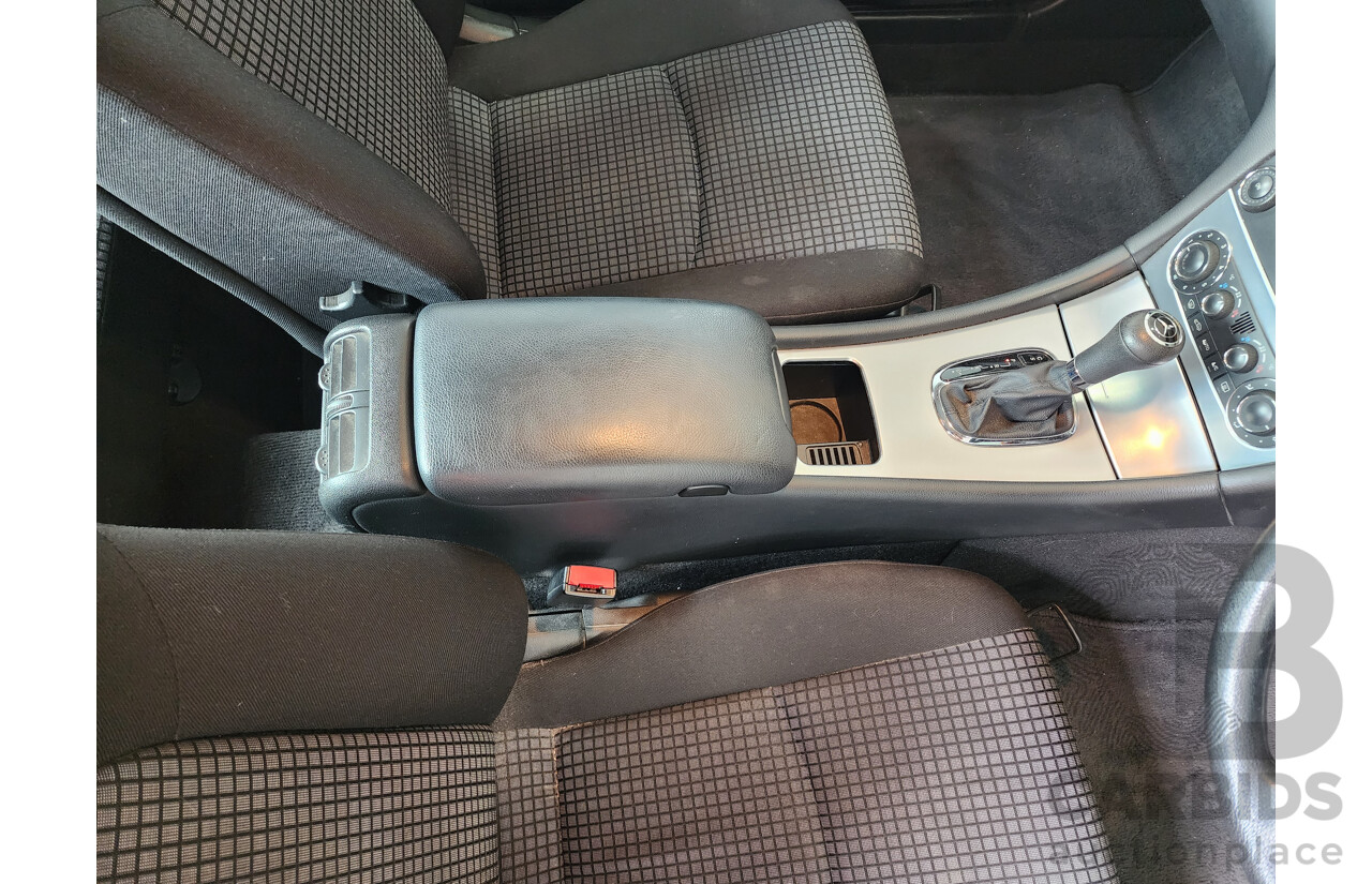 12/2005 Mercedes-Benz C180 Kompressor CL203 MY06 2d Coupe Black 1.8L