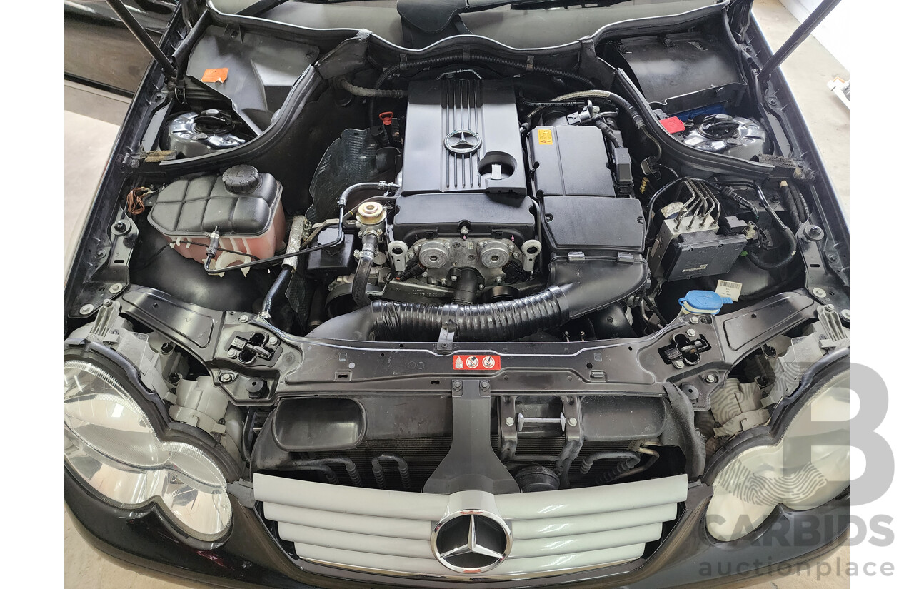 12/2005 Mercedes-Benz C180 Kompressor CL203 MY06 2d Coupe Black 1.8L
