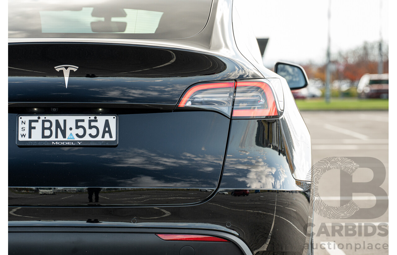 07/2023 Tesla Model Y Rear Wheel Drive 4d Wagon Solid Black Dedicated Electric EV 220kw