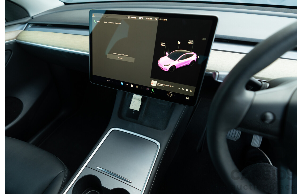 07/2023 Tesla Model Y Rear Wheel Drive 4d Wagon Solid Black Dedicated Electric EV 220kw