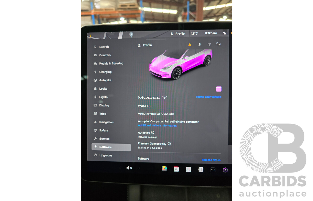 07/2023 Tesla Model Y Rear Wheel Drive 4d Wagon Solid Black Dedicated Electric EV 220kw