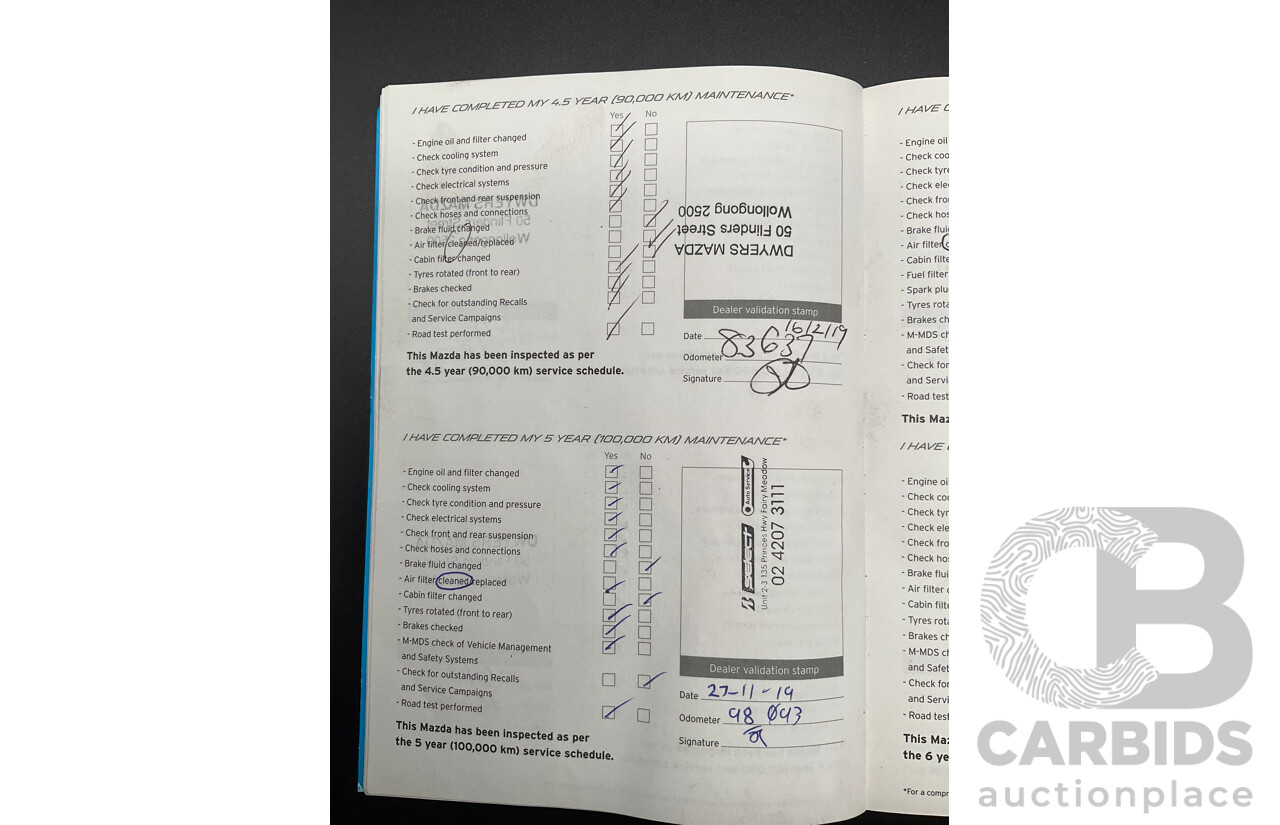 9/2012 Mazda Mazda6 Touring GH MY11 5d Hatchback Velocity Red Metallic 2.5L