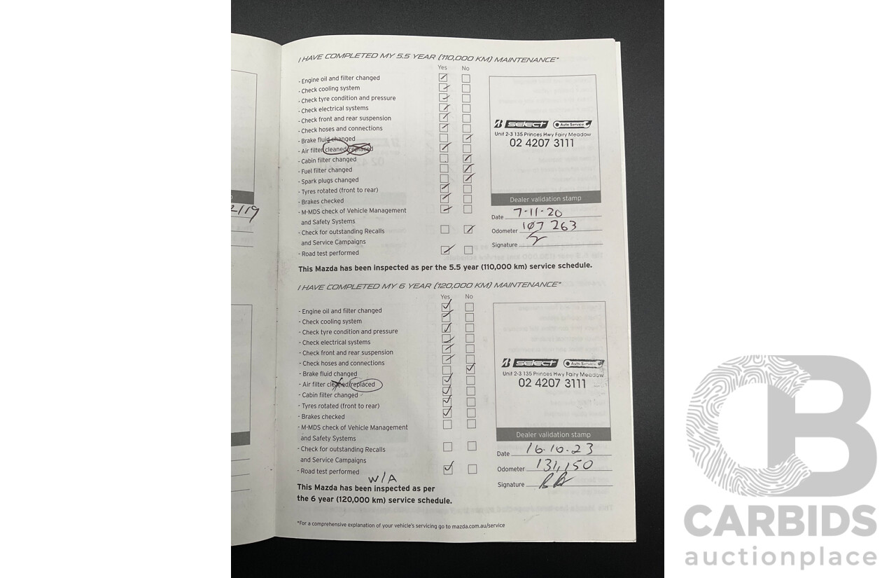 9/2012 Mazda Mazda6 Touring GH MY11 5d Hatchback Velocity Red Metallic 2.5L