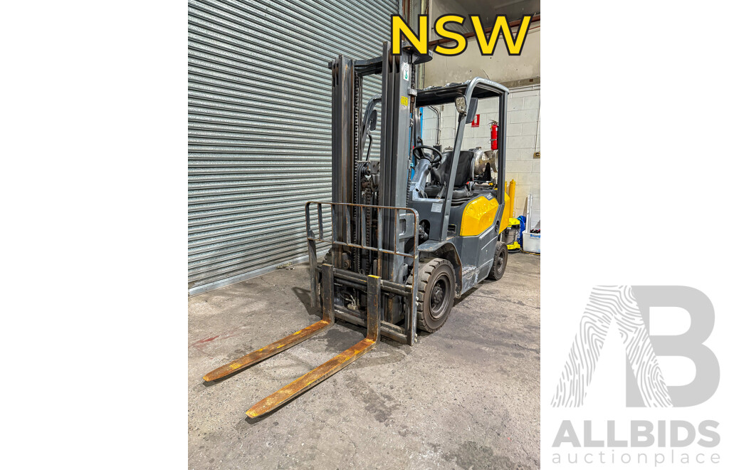 LIUGONG CLG2025G 2.5T LPG Forklift with Container Mast FSV