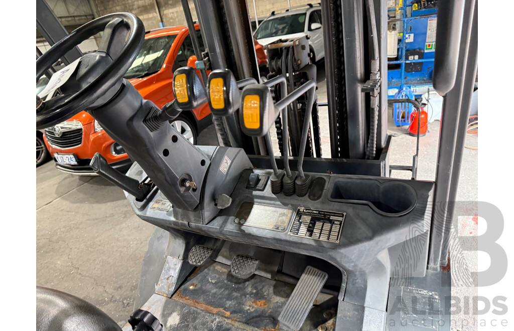 LIUGONG CLG2025G 2.5T LPG Forklift with Container Mast FSV