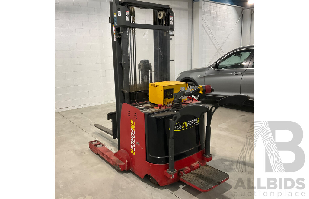 FORKFORCE Enforcer Electric Walkie Reach Stacker