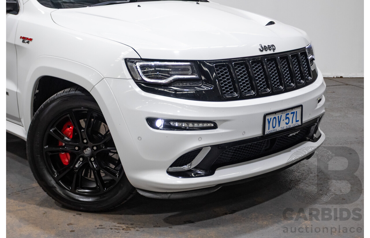 1/2015 Jeep Grand Cherokee SRT 8 (4x4) WK MY15 4d Wagon Bright White V8 6.4L