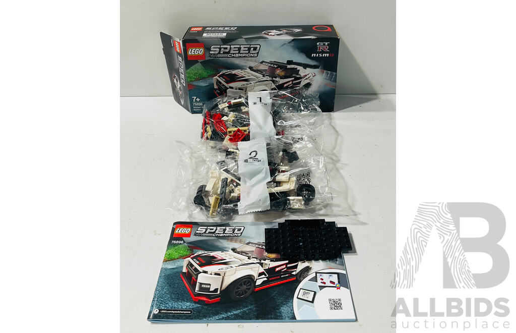 Approx. 4kg of Loose Lego Including Speed Champions Nissan GT-R Nismo Set No. 76896