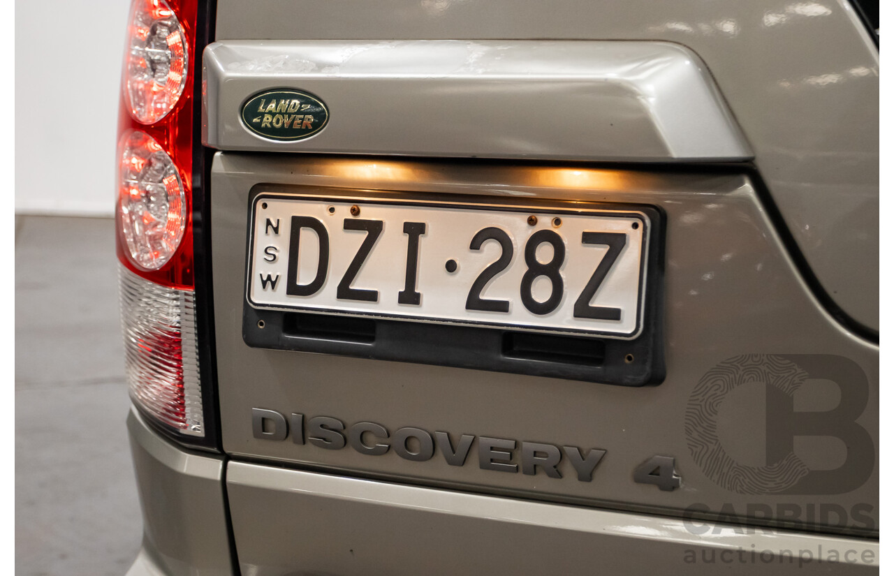 2/2010 Land Rover Discovery 4 2.7 TDV6 MY10 4d Wagon Gold Turbo Diesel V6 2.7L