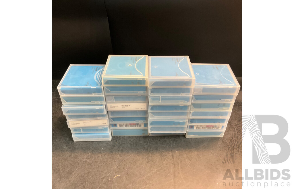 HPE/HP LTO-5 Ultrium 3TB RW Data Cartridge (C7975A) - Lot of 30 - Estimated Total ORP $1,600