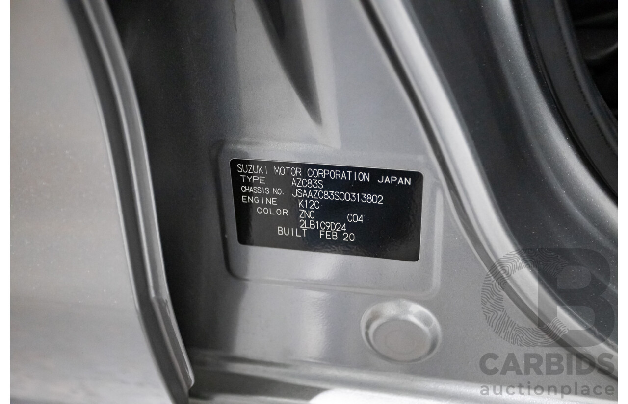 03/2020 Suzuki Swift GL NAVI AL 5D Hatchback Premium Silver Metallic 1.2L