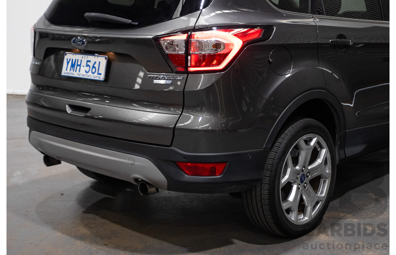 06/2017 Ford Escape Titanium (AWD) ZG 4D Wagon Magnetic Grey Turbo 2.0L