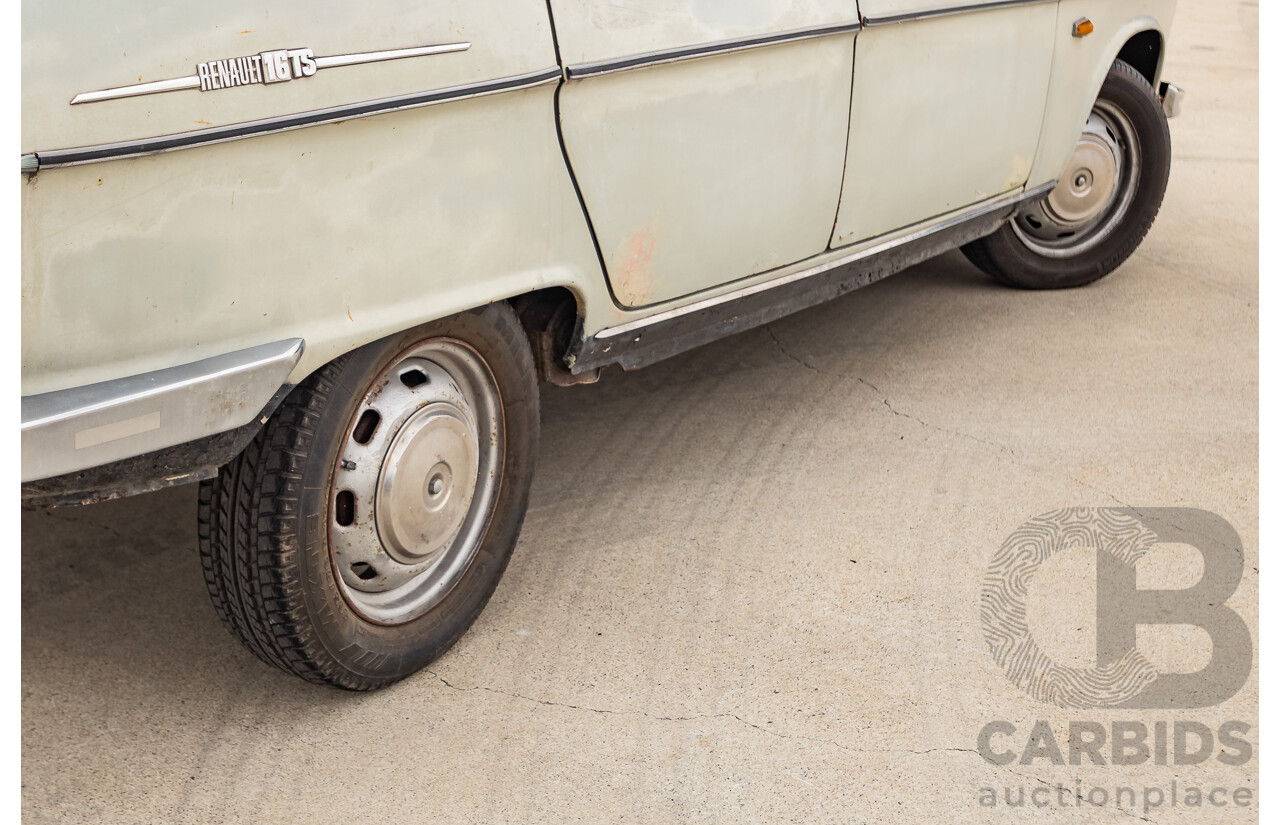 8/1971 Renault 16 TS  5d Hatch Beige 1.6L