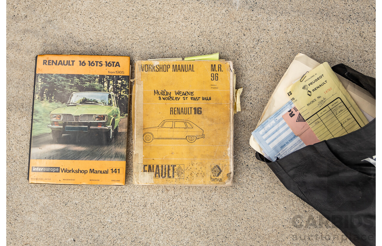 8/1971 Renault 16 TS  5d Hatch Beige 1.6L