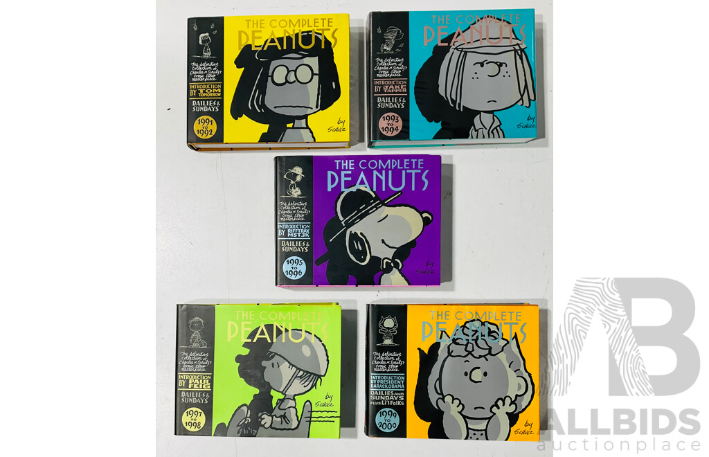 Collection Five the Complete Peanuts Collecting 1991-2000 with Dust Jackets