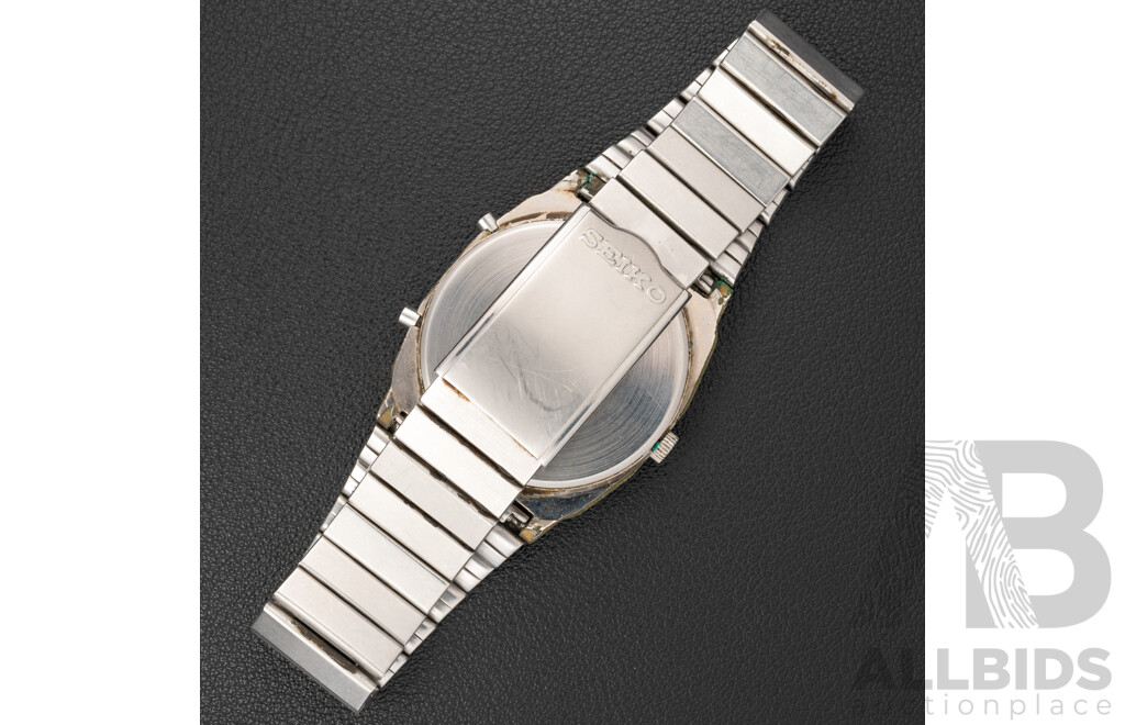 Seiko Quartz Alarm Chronograph Vintage Analogue/digital Watch, H601-5400