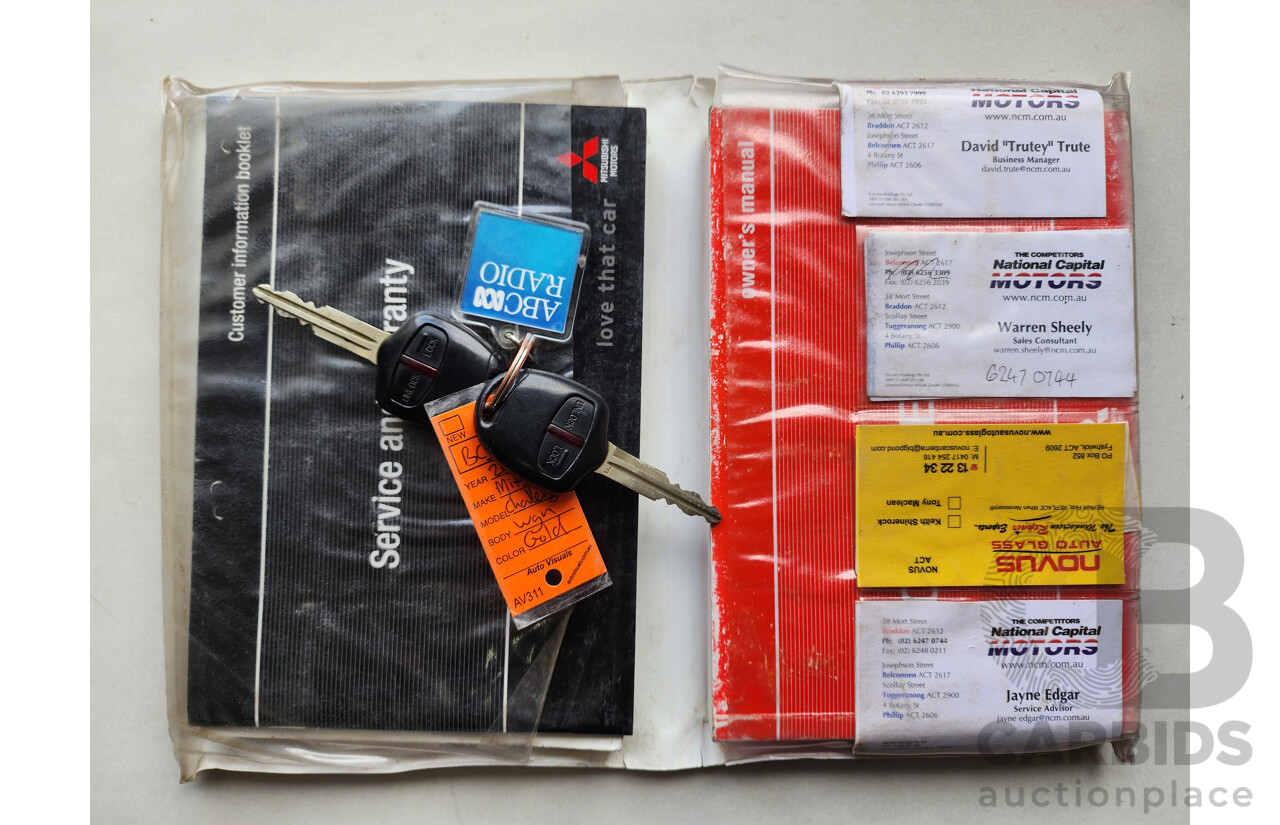 9/2010 Mitsubishi Challenger XLS (7 Seat) (4x4) PB MY11 4d Wagon Silver/Gold 2.5L