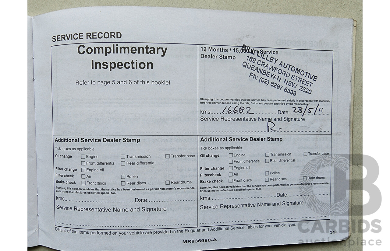 9/2010 Mitsubishi Challenger XLS (7 Seat) (4x4) PB MY11 4d Wagon Silver/Gold 2.5L