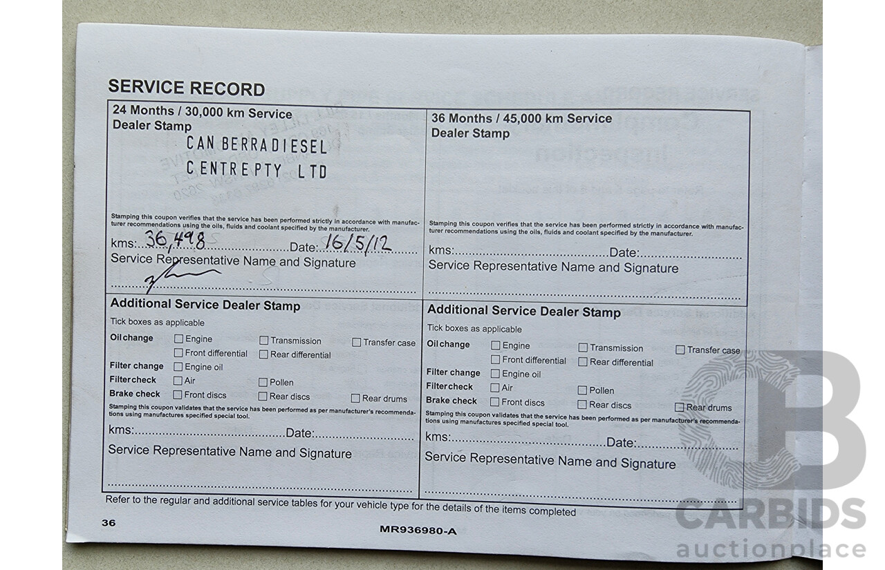 9/2010 Mitsubishi Challenger XLS (7 Seat) (4x4) PB MY11 4d Wagon Silver/Gold 2.5L