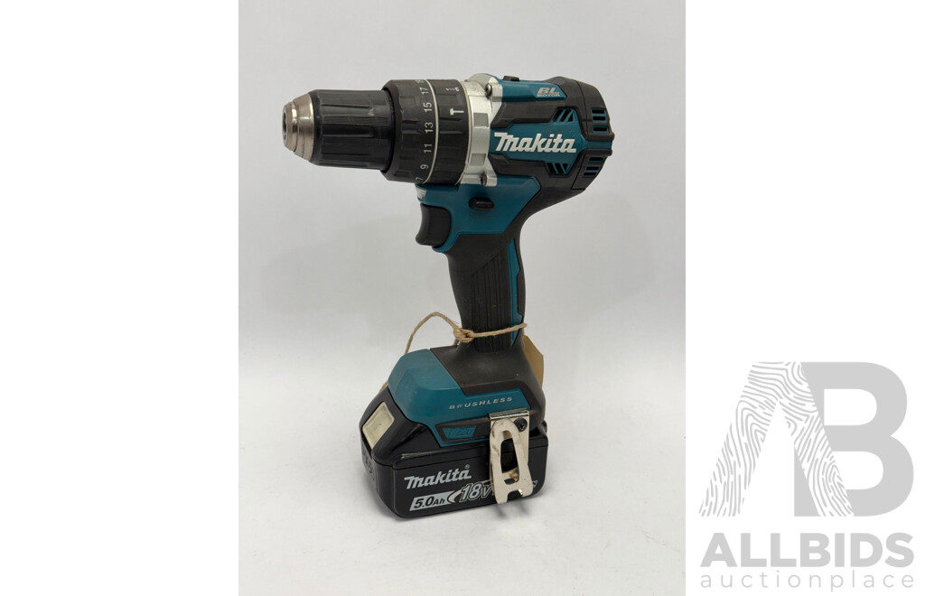 18V Makita Cordless Brushless Hammer Drill