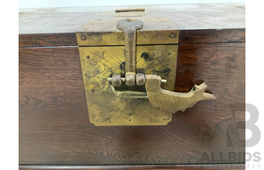 Vintage Asian Timber Cabinet Chest Cabinet
