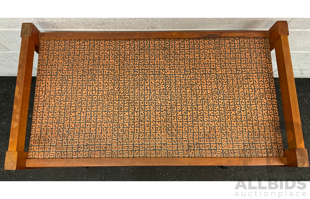 Mid 20th Century Copper Top Drinks Trolley