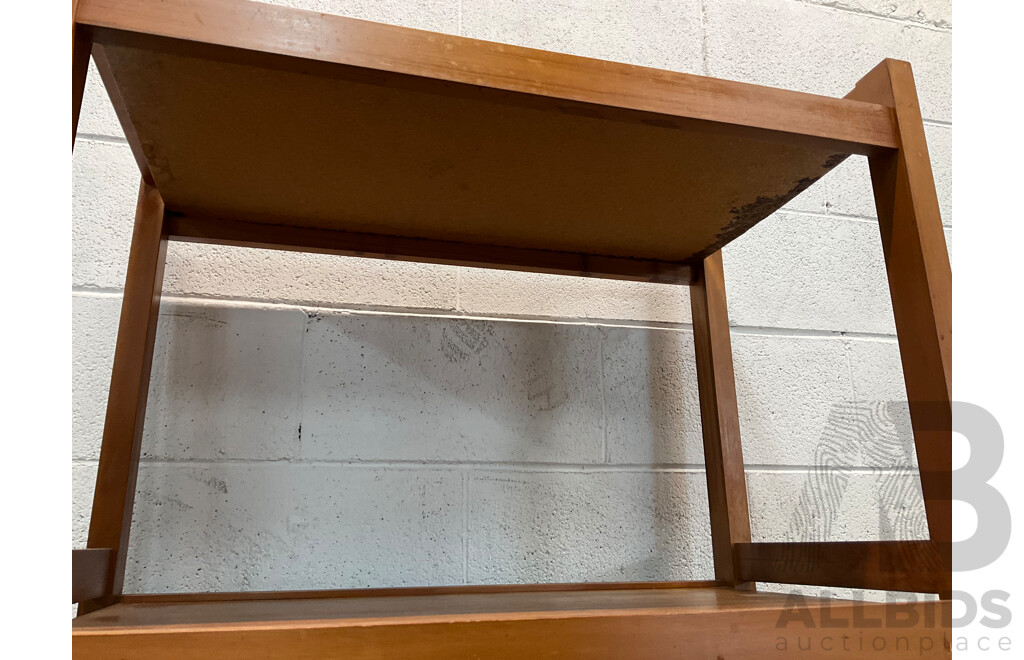 Mid 20th Century Copper Top Drinks Trolley