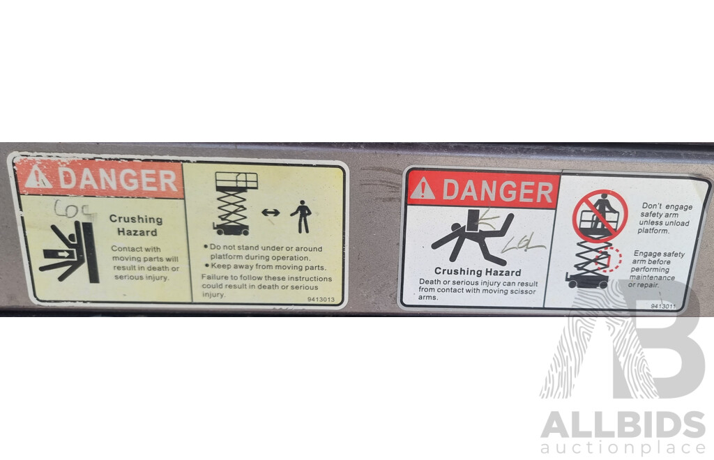 05/2015, Dingli E- Tech S06-E, Electric Scissor Lift 7.8m FSV