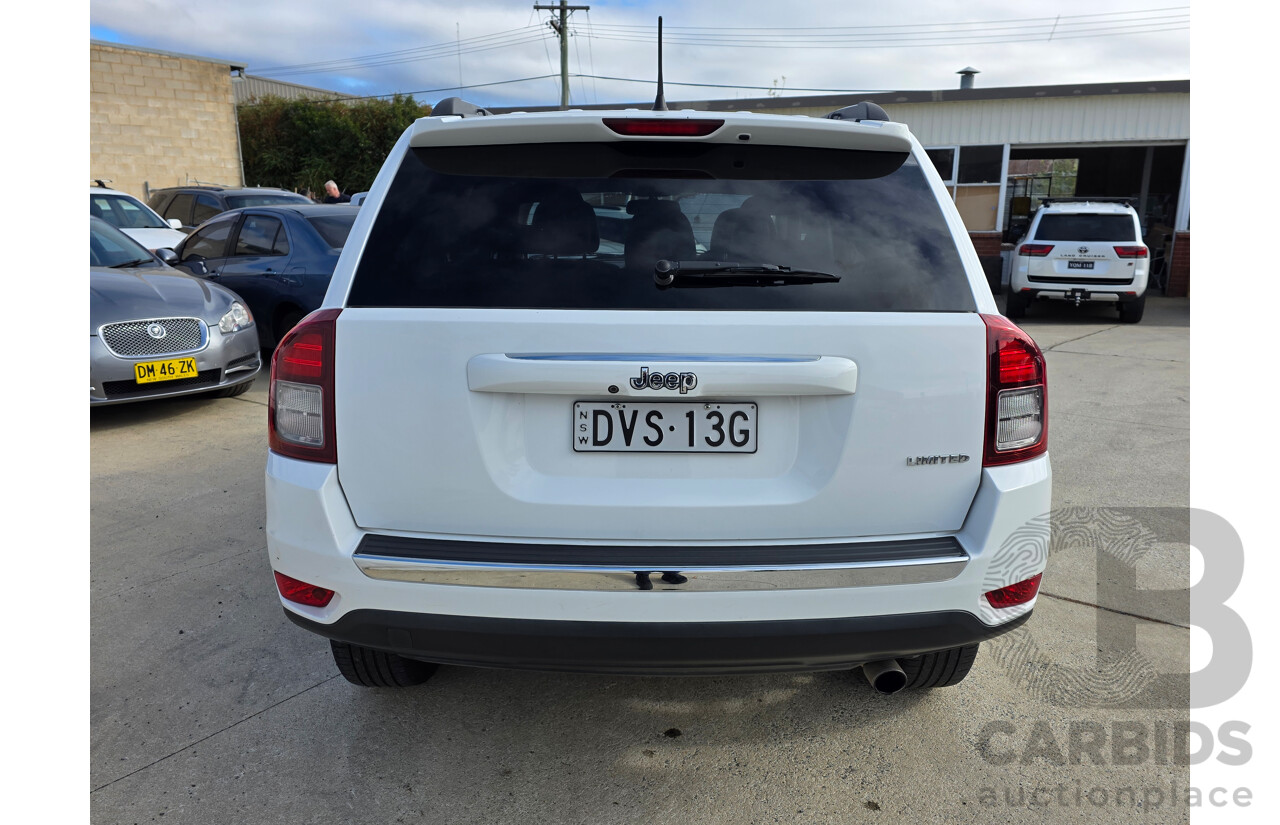 9/2013 Jeep Compass Limited (4x4) MK MY12 4d Wagon White 2.4L
