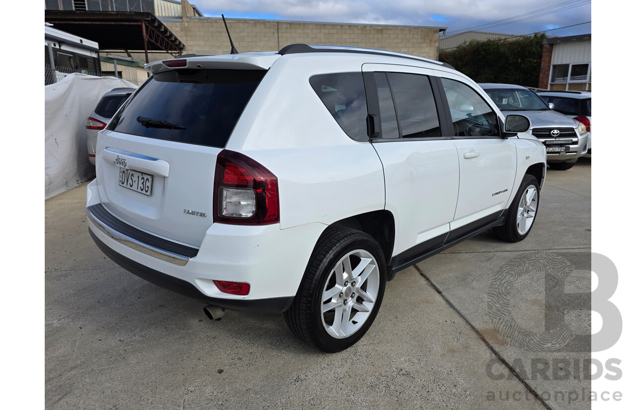 9/2013 Jeep Compass Limited (4x4) MK MY12 4d Wagon White 2.4L