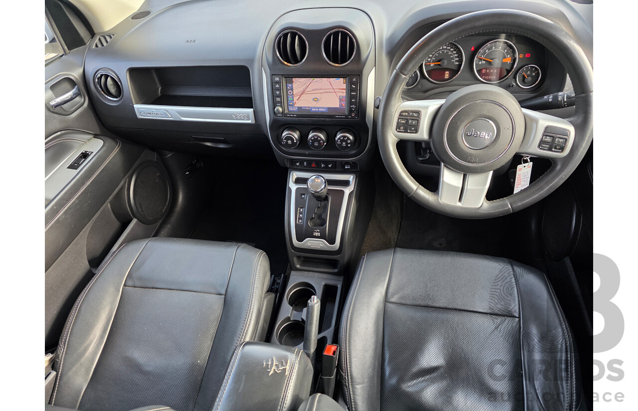 9/2013 Jeep Compass Limited (4x4) MK MY12 4d Wagon White 2.4L