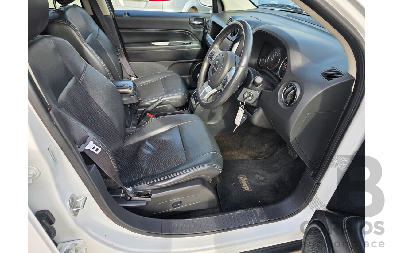 9/2013 Jeep Compass Limited (4x4) MK MY12 4d Wagon White 2.4L