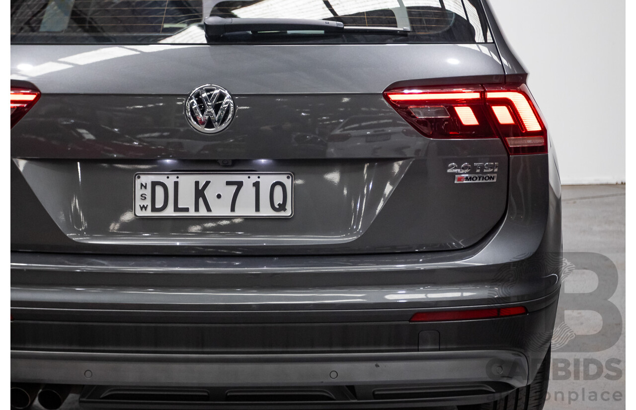 01/2017 Volkswagen Tiguan 132 TSI Comfortline (AWD) 5NA 4d Wagon Grey Metallic Turbo 2.0L