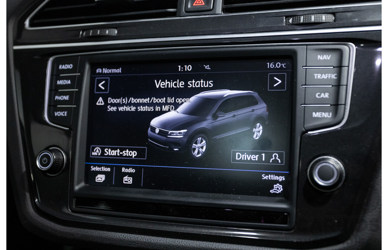 01/2017 Volkswagen Tiguan 132 TSI Comfortline (AWD) 5NA 4d Wagon Grey Metallic Turbo 2.0L