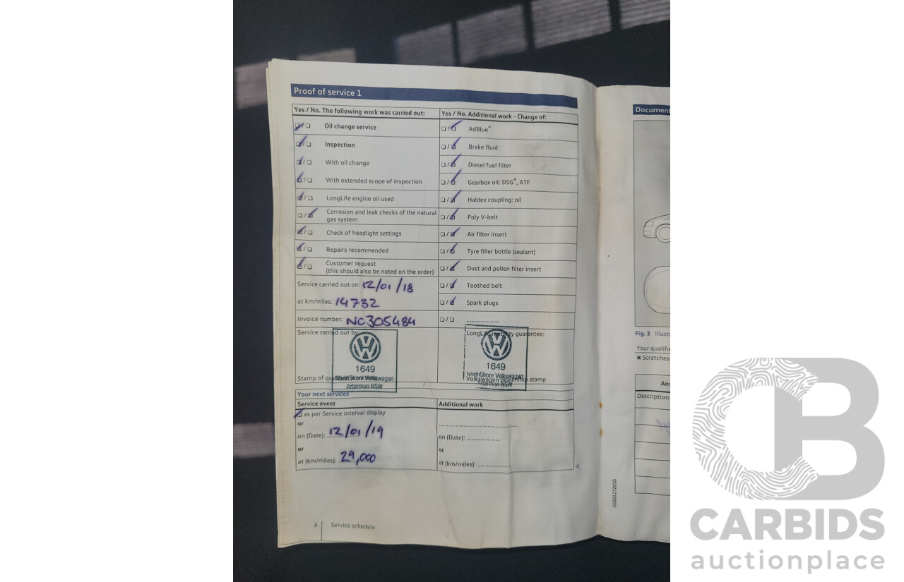 01/2017 Volkswagen Tiguan 132 TSI Comfortline (AWD) 5NA 4d Wagon Grey Metallic Turbo 2.0L