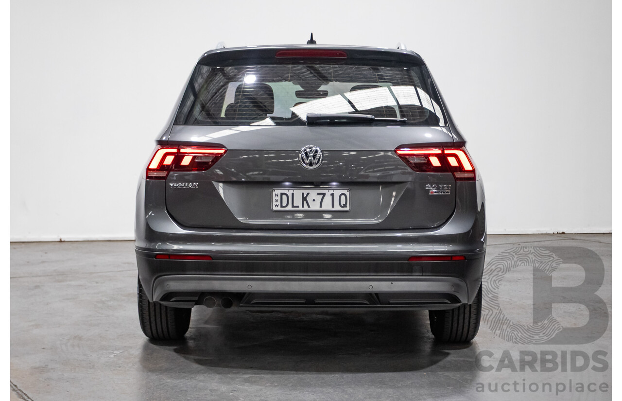 01/2017 Volkswagen Tiguan 132 TSI Comfortline (AWD) 5NA 4d Wagon Grey Metallic Turbo 2.0L