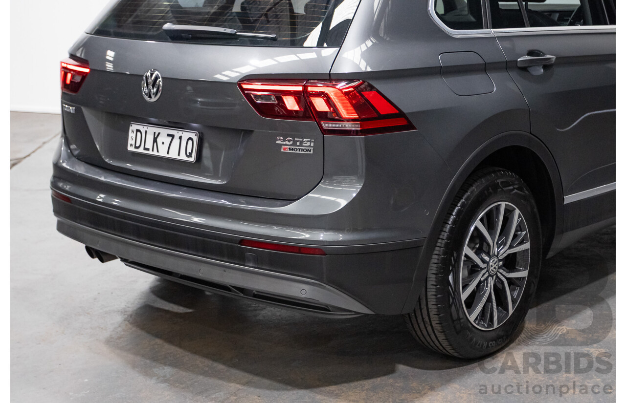 01/2017 Volkswagen Tiguan 132 TSI Comfortline (AWD) 5NA 4d Wagon Grey Metallic Turbo 2.0L