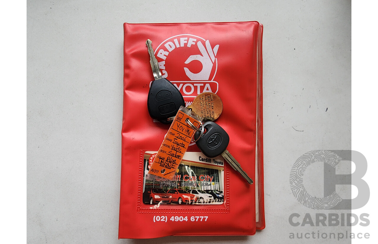 7/2006 Toyota Yaris YRS NCP93R 4d Sedan Blue 1.5L