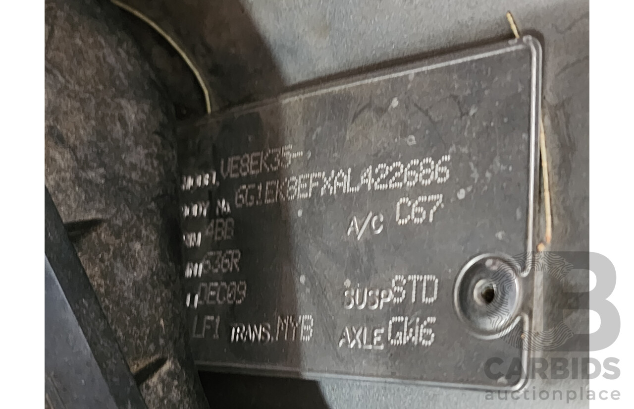 12/2009 Holden Commodore International VE MY09.5 4d Sportwagon Silver 3.6L