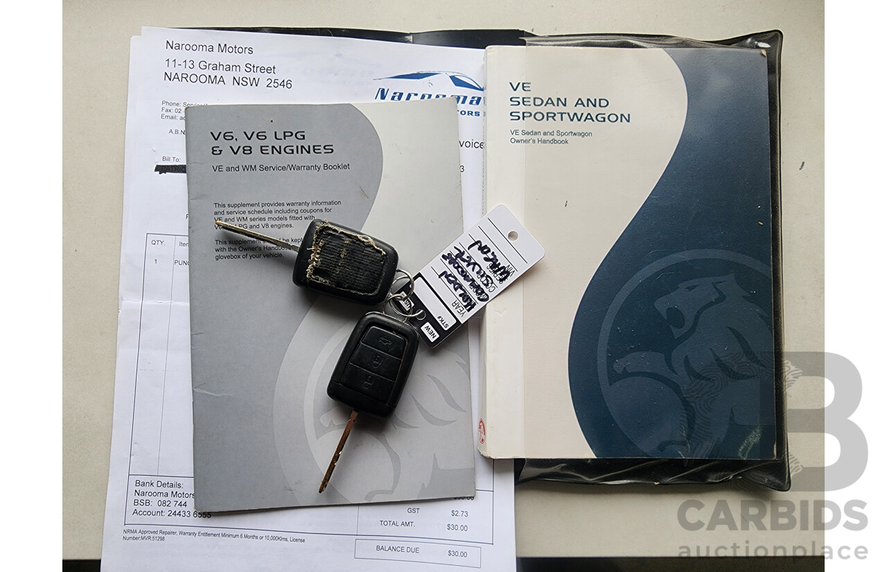 12/2009 Holden Commodore International VE MY09.5 4d Sportwagon Silver 3.6L