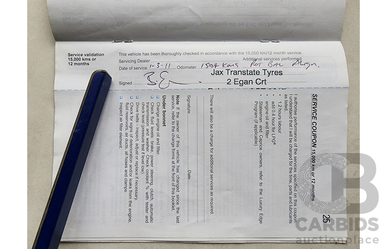 12/2009 Holden Commodore International VE MY09.5 4d Sportwagon Silver 3.6L