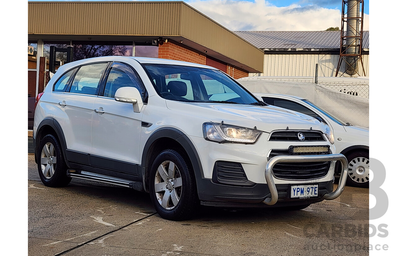 8/2016 Holden Captiva 5 (fwd) CG MY16 4d Wagon White 2.4L